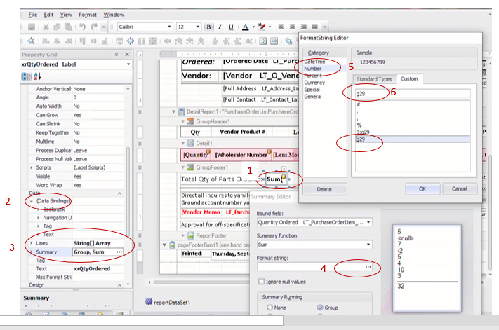 Format Quantity to remove trailing zeros on a Sum field